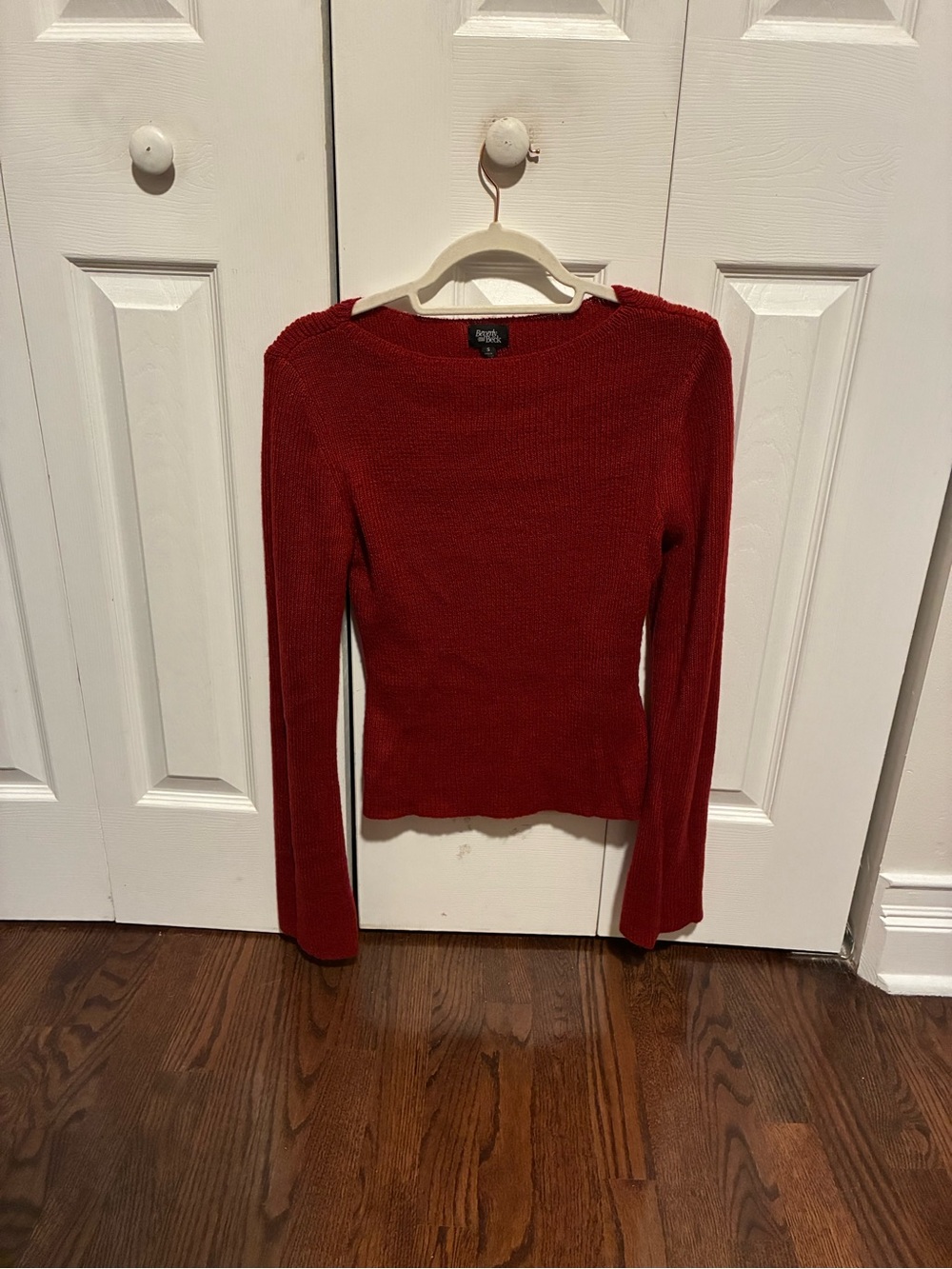 PacSun Red Crewneck Knit Sweater